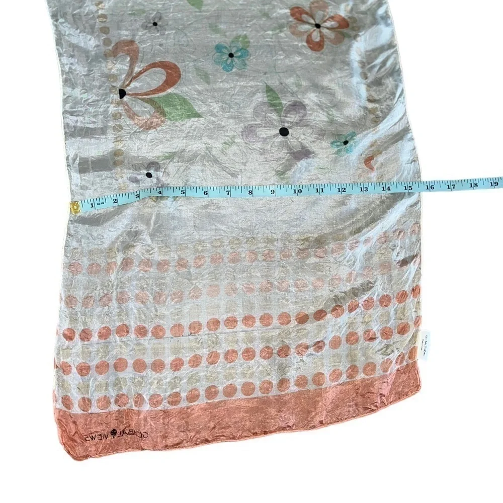 Vintage Global Views-Beautiful Scarfs Ladies Summer Casual Milti-Color Silk